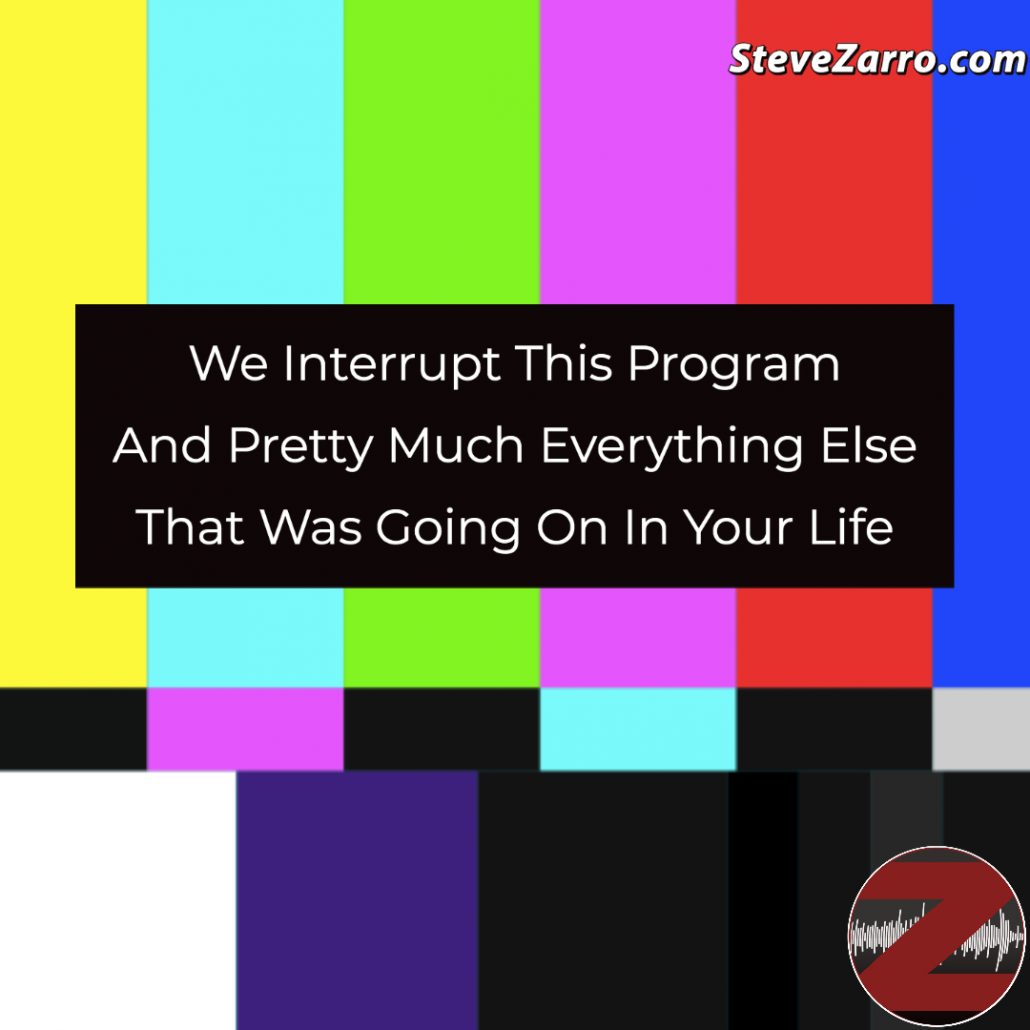 We Interrupt This Program... - Steve Zarro